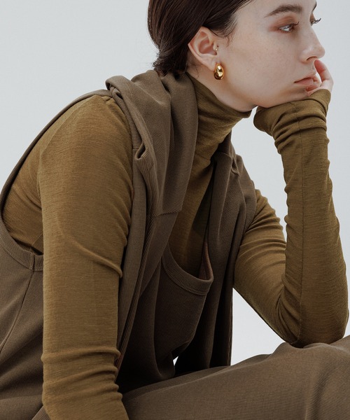 ADAM ET ROPE'（アダムエロペ） tシャツ ウォッシャブルウール