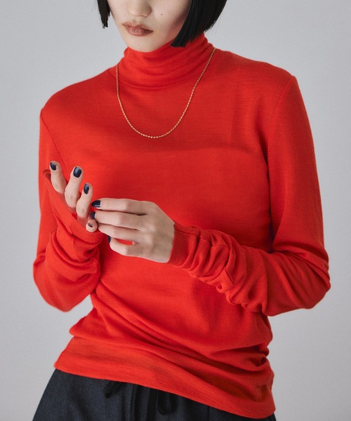 ADAM ET ROPE'（アダムエロペ） tシャツ ウォッシャブルウール