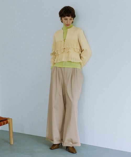 ADAM ET ROPE'（アダムエロペ） tシャツ ウォッシャブルウール