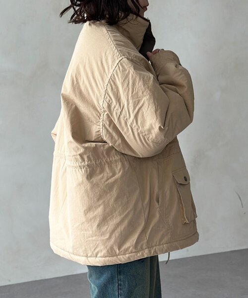 CPCM（シーピーシーエム） コート アウター 襟ボアスタンド