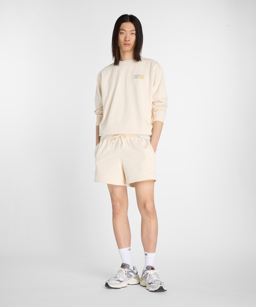 【パーマフロスト】NEW BALANCE プレミアムロゴスウェットクルー NB公式アウトレット】 Athletics プレミアムロゴスウェットクルー