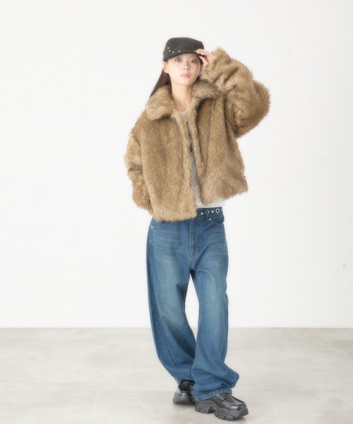FCMM コート アウター 「日本限定」FAKE FUR COAT / フェイクファー