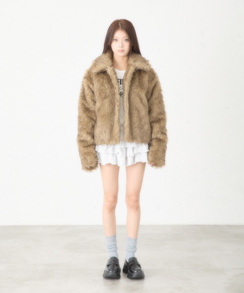 FCMM コート アウター 「日本限定」FAKE FUR COAT / フェイクファー