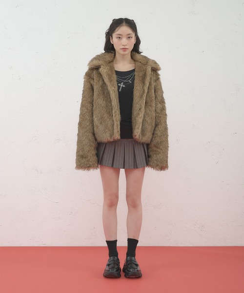 FCMM コート アウター 「日本限定」FAKE FUR COAT / フェイクファー