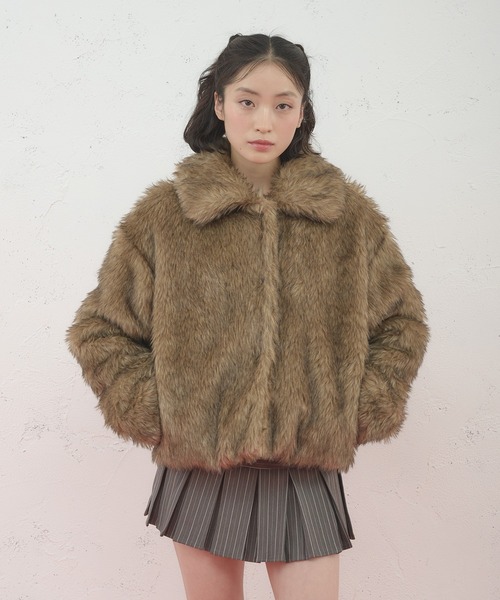 FCMM コート アウター 「日本限定」FAKE FUR COAT / フェイクファー