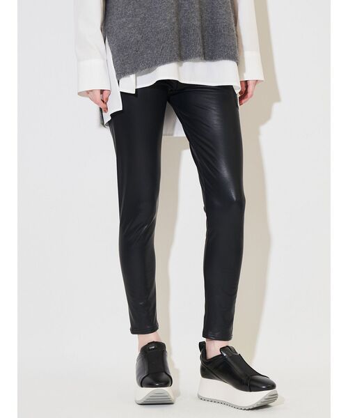 ELENDEEK（エレンディーク） パンツ フォーレザーレギンス レディース