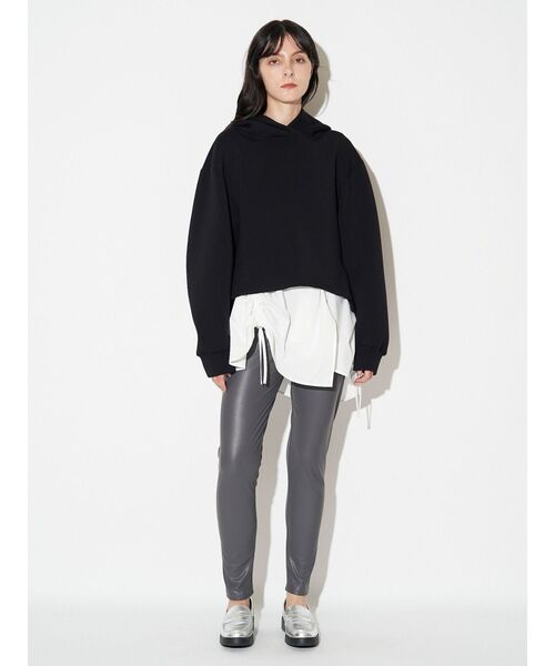 ELENDEEK パンツ フォーレザーレギンス レディース : ZOZOTOWN Yahoo