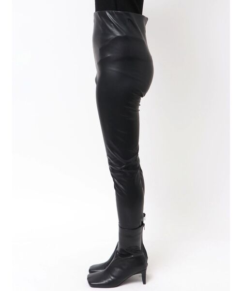 【新品】ELENDEEK フォーレザーレギンス フェイクレザー 黒 サイズ1 ELENDEEK（エレンディーク） パンツ フォーレザーレギンス レディース
