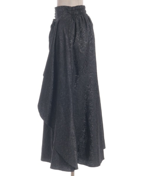 NIBBLE POISON（ニブルポイズン） スカート ラッフルジャカードロング