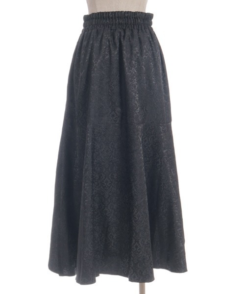 NIBBLE POISON（ニブルポイズン） スカート ラッフルジャカードロング