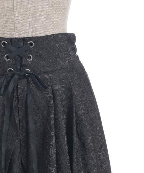 NIBBLE POISON（ニブルポイズン） スカート ラッフルジャカードロング