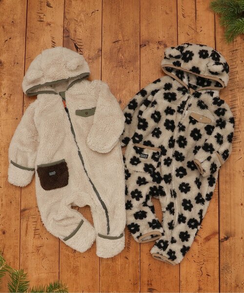 BREEZE（ブリーズ） ベビー服 ロンパース ファーフリースジャンプ