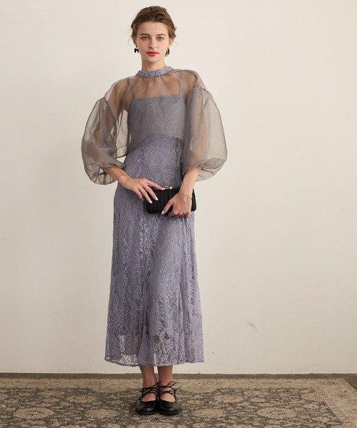 BONLECILL noir ドレス 「BONLECILL noir」2wayビッグリボンシアー