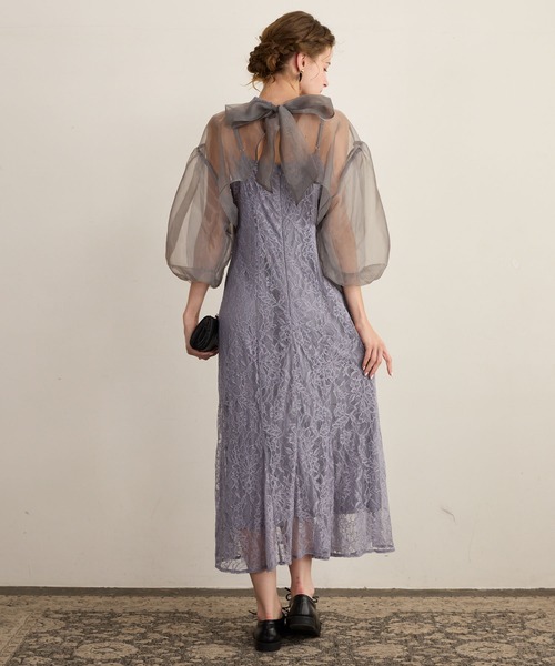 BONLECILL noir ドレス 「BONLECILL noir」2wayビッグリボンシアー