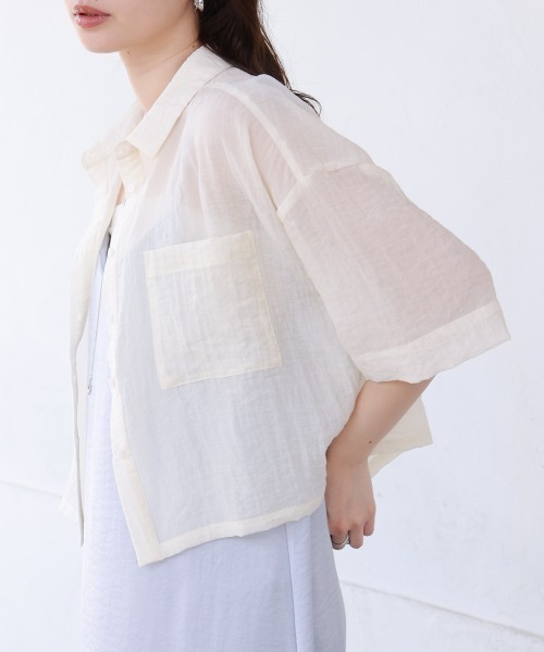 「Bab」 半袖シャツ M ピンク レディース_画像7