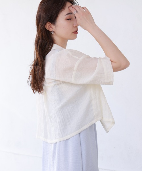「Bab」 半袖シャツ M ピンク レディース_画像8