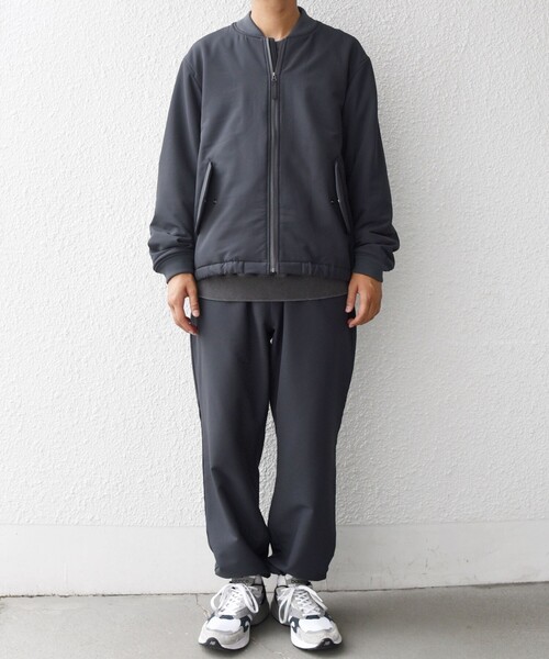 SHIPS any ブルゾン アウター any:「洗濯機可能」ストレッチ 裏起毛