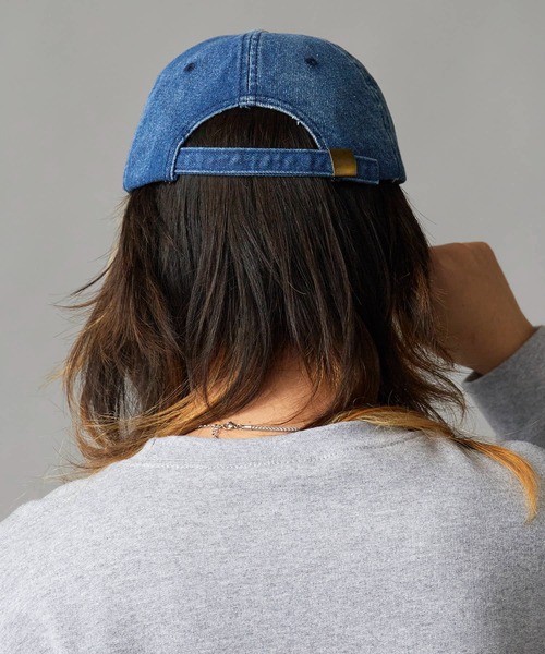 Theater code キャップ 帽子 Distressed 6-Panel Denim Cap / ダメージ
