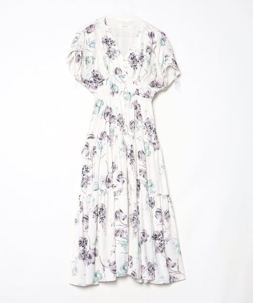 Her lip to 花柄半袖ワンピース S ホワイト レディース : ZOZOTOWN