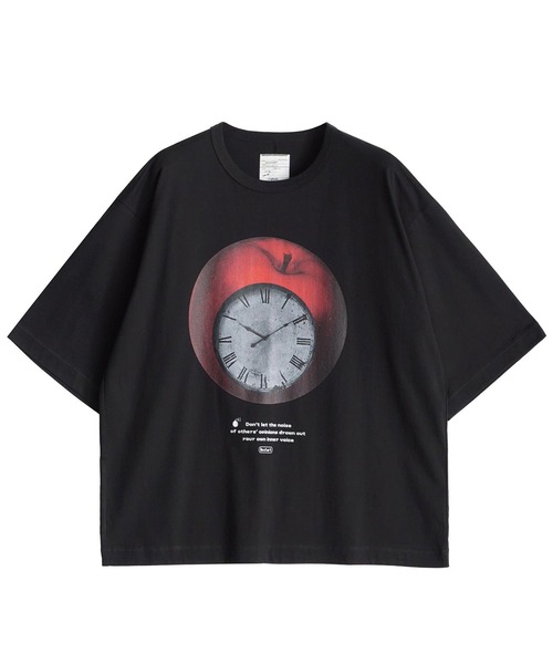 「SHAREEF」 半袖Tシャツ 1 パープル メンズ_画像2