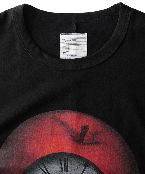 「SHAREEF」 半袖Tシャツ 1 パープル メンズ_画像6