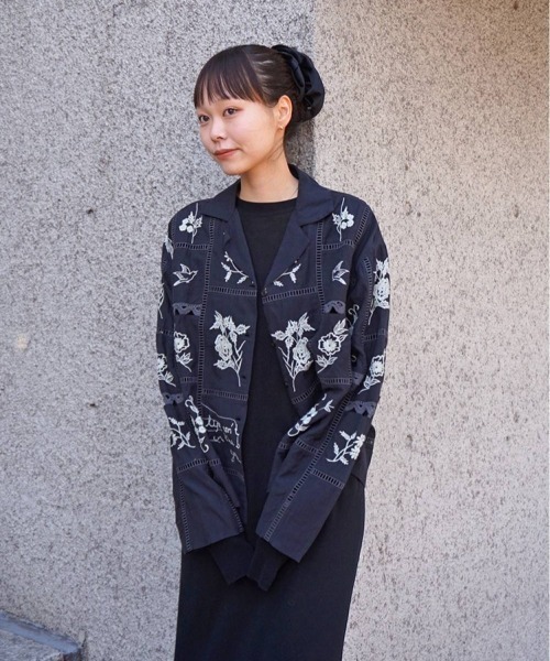 TODAYFUL ブラウス シャツ Embroidery Patchwork Shirts レディース