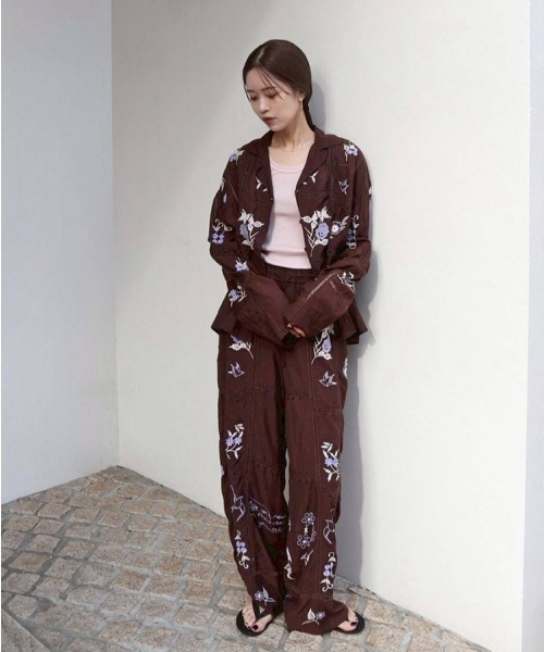TODAYFUL ブラウス シャツ Embroidery Patchwork Shirts レディース