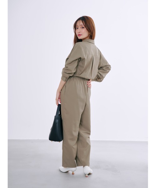 【新品未使用】COHINA コヒナ セミドッキングテーパードオールインワン オールインワン セミドッキングテーパードオールインワン 「低身長