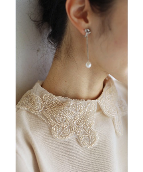 「CAWAII」 長袖ニット FREE ベージュ レディース_画像2