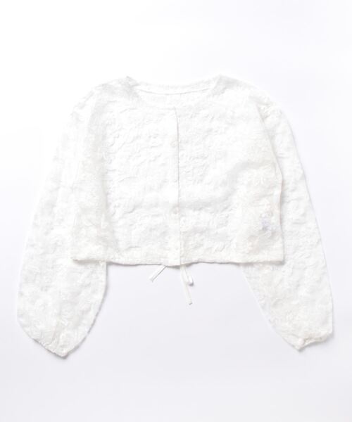 「RAY CASSIN」 長袖ブラウス FREE オフホワイト レディース_画像2