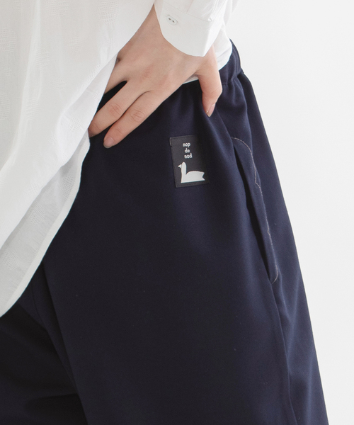 nop de nod（ノップドゥノッド） パンツ ギャバイージーパンツ