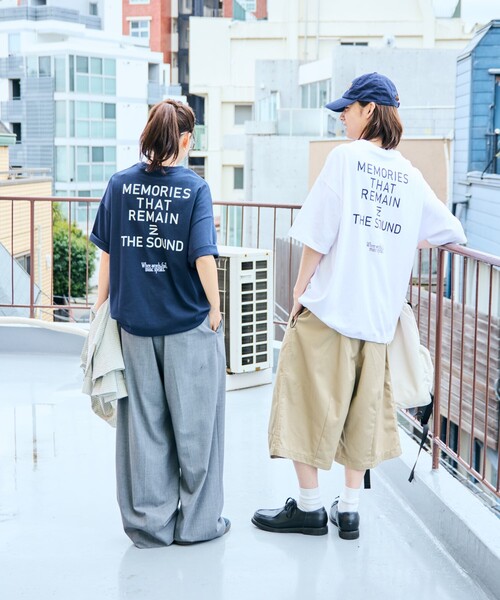 「FREAK'S STORE」 半袖Tシャツ MEDIUM チャコールグレー メンズ_画像5