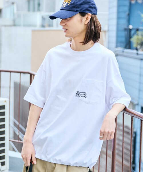 「FREAK'S STORE」 半袖Tシャツ MEDIUM チャコールグレー メンズ_画像7