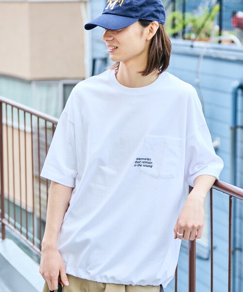 「FREAK'S STORE」 半袖Tシャツ MEDIUM チャコールグレー メンズ_画像8