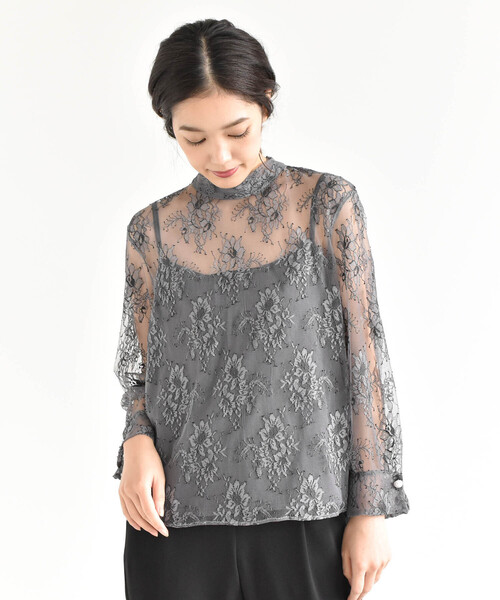 「kaene」 長袖ブラウス FREE ピンク レディース_画像6