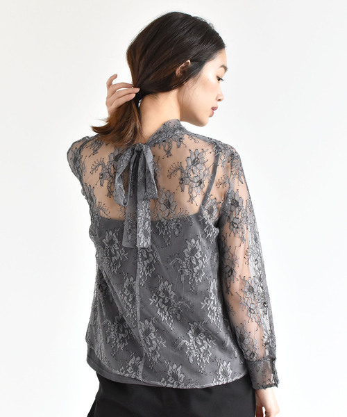 「kaene」 長袖ブラウス FREE ピンク レディース_画像8