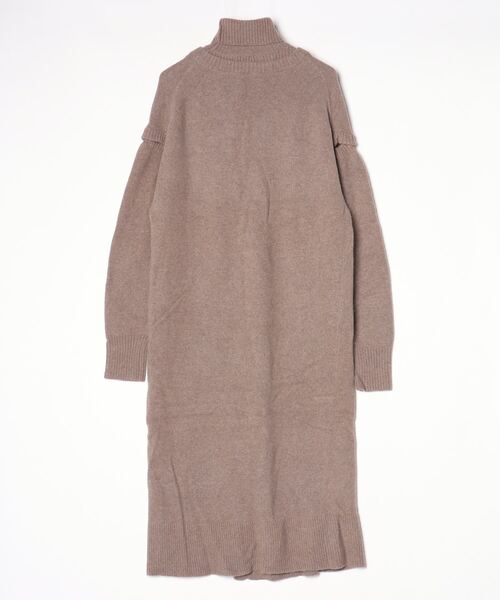 MAISON SPECIAL（メゾンスペシャル） ニットワンピース FREE ブラウン