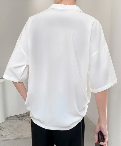 「aimoha」 半袖シャツ X-LARGE ブラック メンズ_画像8