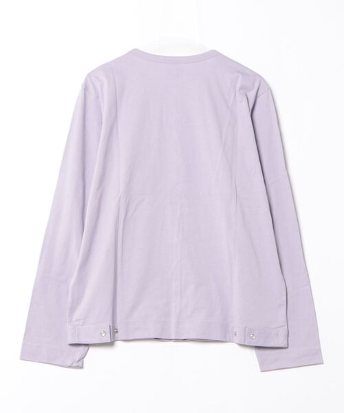 アニエスベー カーディガン サイズ1 コットン メルトン 長袖 カーディガンプレッション 