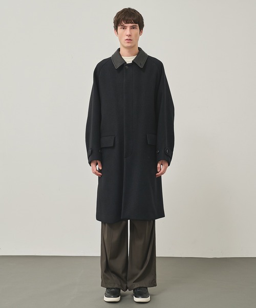 ダウンジャケット ダウン 「marka/markaware」別注 RAGLAN SLEEVE COAT メンズの画像