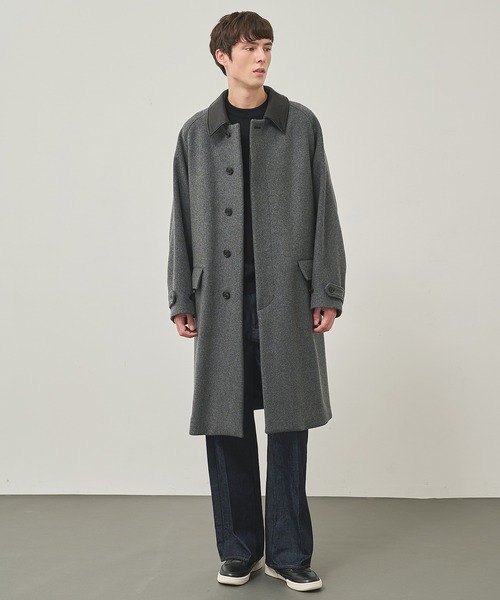 ダウンジャケット ダウン 「marka/markaware」別注 RAGLAN SLEEVE COAT メンズの画像