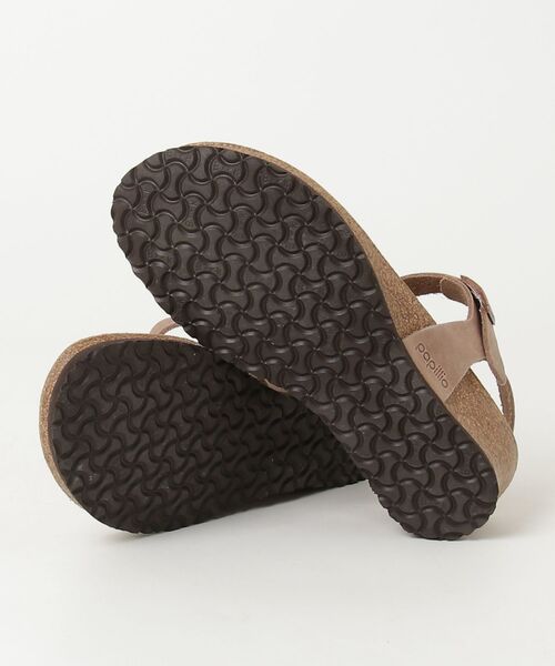 「BIRKENSTOCK」 ヒールサンダル 36 ライトブラウン レディース_画像3