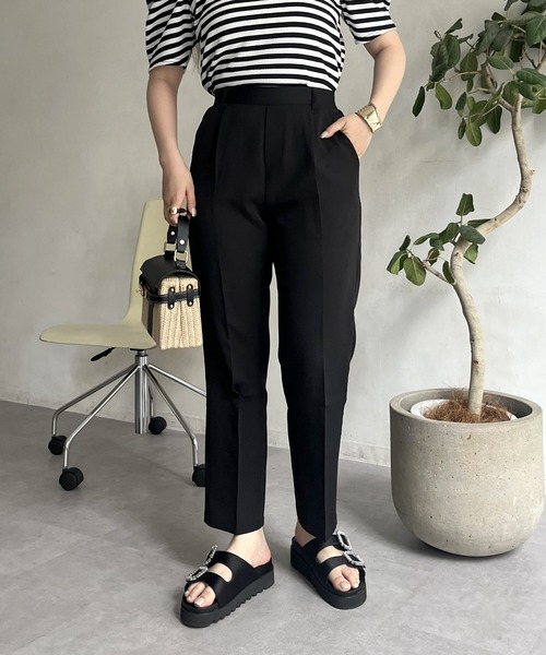 「prose verse」 パンツ - ネイビー レディース_画像2