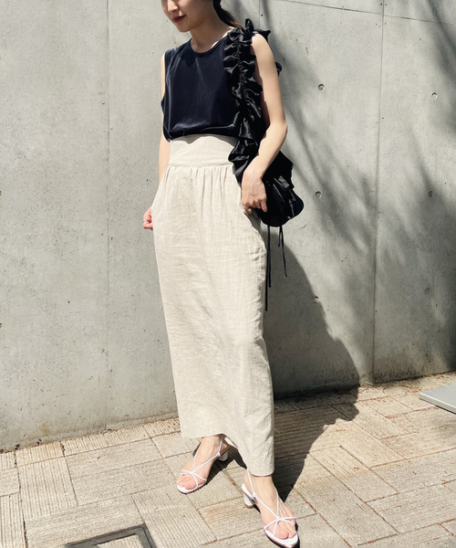 「EDIT. FOR LULU」 ロングスカート 34 ブラック レディースの画像