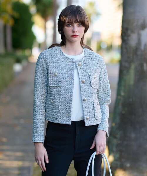 DRESSTERIOR（ドレステリア） ツイードジャケット 36 グレー