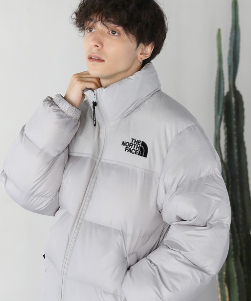 「THE NORTH FACE」 ダウンジャケット L ライトグレー メンズ