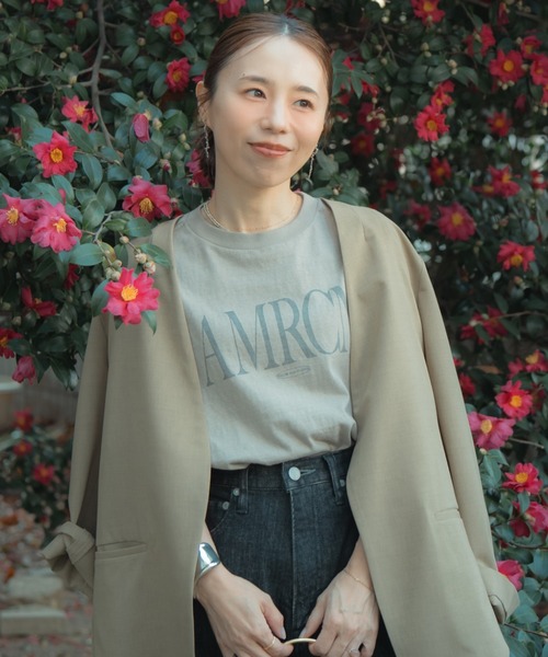 MUSE 別注【AMERICANA/アメリカーナ】 AMRCN Tシャツ AMERICANA（アメリカーナ） tシャツ 「AMERICANA/アメリカーナ」AMRCN