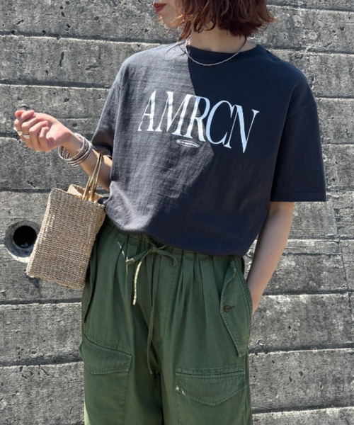 AMERICANA/アメリカーナ　AMRCN ロゴTシャツ Americana（アメリカーナ） AMRCN ロゴTシャツ（Tシャツ