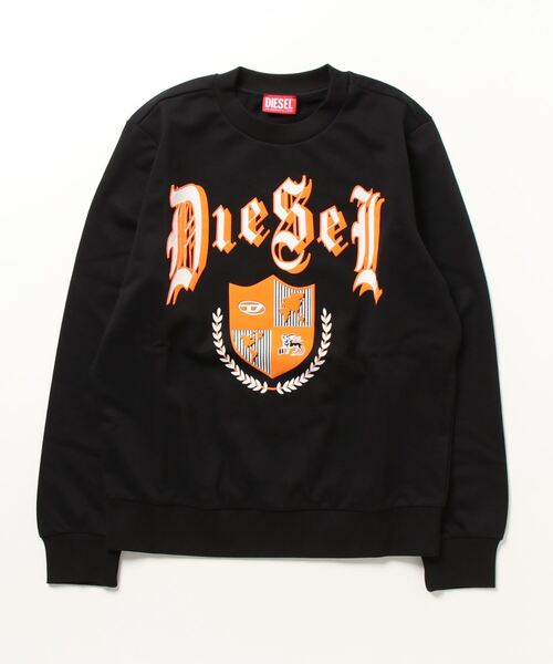 DIESEL（ディーゼル） スウェットカットソー X-SMALL ブラック メンズ