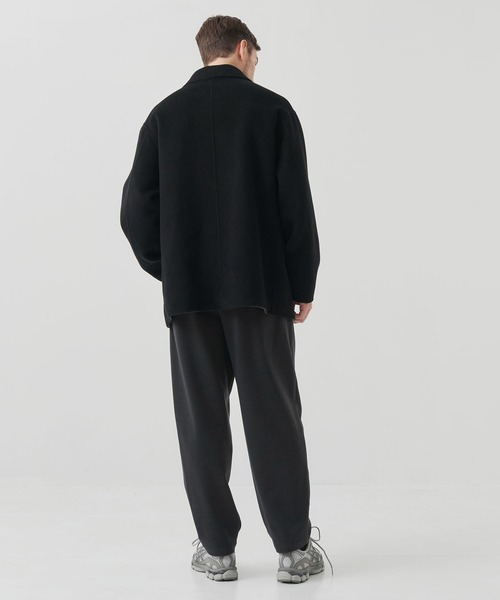 ステンカラーコート コート 「CASHMERE CASHMERE」CASHMERE/SILK/WOOL SHORT COAT メンズの画像
